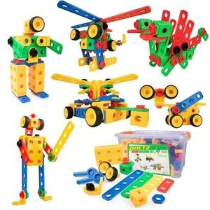 USA Toyz 163pk Boltz Learning Resources Toy Box Building Toys